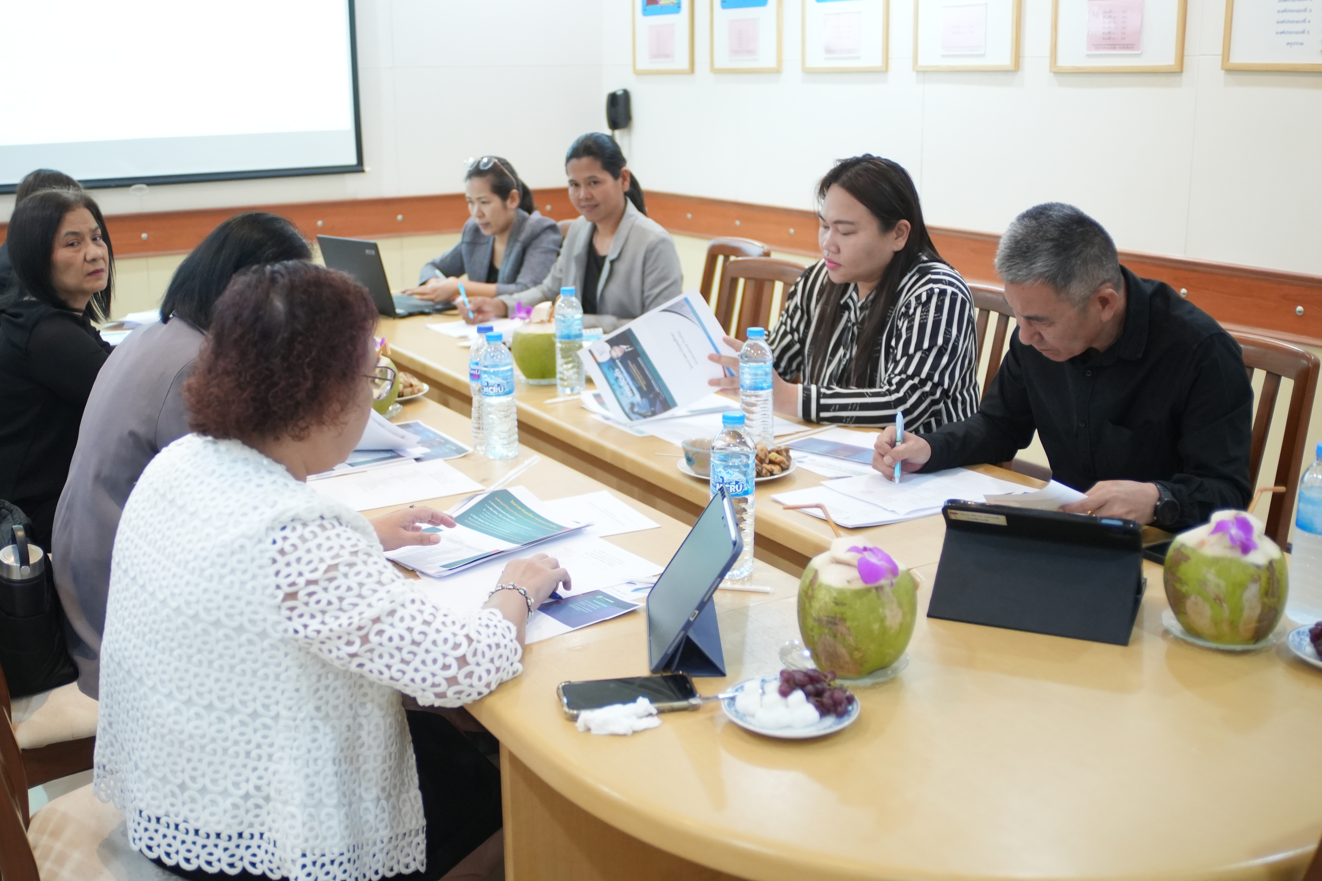 ประชุมโครงร่างองค์กร (OP : Organization Profile) ของมหาวิทยาลัย